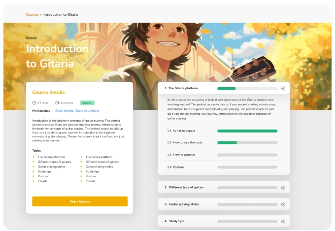 case image for Gitaria